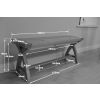 Country Oak 1.2m x Leg Oak Dining Bench - £50 OFF FLASH SALE - 11 Country Oak 1.2m x Leg Oak Dining Bench - £50 OFF FLASH SALE - 11