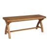 Country Oak 1.2m x Leg Oak Dining Bench - £50 OFF FLASH SALE - 5 Country Oak 1.2m x Leg Oak Dining Bench - £50 OFF FLASH SALE - 5