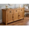 Country Oak 160cm Large Oak Sideboard - AUTUMN SALE - 2 Country Oak 160cm Large Oak Sideboard - AUTUMN SALE - 2