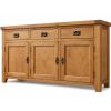 Country Oak 160cm Large Oak Sideboard - AUTUMN SALE - 3 Country Oak 160cm Large Oak Sideboard - AUTUMN SALE - 3