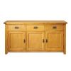 Country Oak 160cm Large Fully Assembled Oak Sideboard - SUMMER SALE - 11