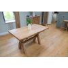 Country Oak 1.3 to 1.8m Cross Leg Oak Dining Table - 20% Off Discount Code FLASH - 16 Country Oak 1.3 to 1.8m Cross Leg Oak Dining Table - 20% Off Discount Code FLASH - 16