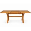 Country Oak 130cm-180cm Cross Leg Butterfly Extending Dining Table - £50 OFF AUTUMN SALE - 10 Country Oak 130cm-180cm Cross Leg Butterfly Extending Dining Table - £50 OFF AUTUMN SALE - 10