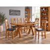 Country Oak 130cm-180cm Cross Leg Butterfly Extending Dining Table - £50 OFF AUTUMN SALE - 8 Country Oak 130cm-180cm Cross Leg Butterfly Extending Dining Table - £50 OFF AUTUMN SALE - 8
