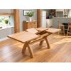 Country Oak 130cm-180cm Cross Leg Butterfly Extending Dining Table - £50 OFF AUTUMN SALE - 6 Country Oak 130cm-180cm Cross Leg Butterfly Extending Dining Table - £50 OFF AUTUMN SALE - 6