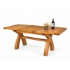 Country Oak 130cm-180cm Cross Leg Butterfly Extending Dining Table - £50 OFF AUTUMN SALE - 5 Country Oak 130cm-180cm Cross Leg Butterfly Extending Dining Table - £50 OFF AUTUMN SALE - 5