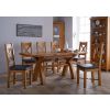Country Oak 1.3 to 1.8m Cross Leg Oak Dining Table - 20% Off Discount Code FLASH - 5 Country Oak 1.3 to 1.8m Cross Leg Oak Dining Table - 20% Off Discount Code FLASH - 5