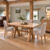 Country Oak 130cm-180cm Cross Leg Butterfly Extending Dining Table - £50 OFF AUTUMN SALE - 15 Country Oak 130cm-180cm Cross Leg Butterfly Extending Dining Table - £50 OFF AUTUMN SALE - 15