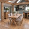 Country Oak 130cm-180cm Cross Leg Butterfly Extending Dining Table - £50 OFF AUTUMN SALE - 16 Country Oak 130cm-180cm Cross Leg Butterfly Extending Dining Table - £50 OFF AUTUMN SALE - 16