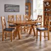 Country Oak 130cm-180cm Cross Leg Butterfly Extending Dining Table - £50 OFF AUTUMN SALE - 20 Country Oak 130cm-180cm Cross Leg Butterfly Extending Dining Table - £50 OFF AUTUMN SALE - 20