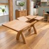 Country Oak 130cm-180cm Cross Leg Butterfly Extending Dining Table - £50 OFF AUTUMN SALE - 18 Country Oak 130cm-180cm Cross Leg Butterfly Extending Dining Table - £50 OFF AUTUMN SALE - 18