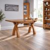Country Oak 130cm-180cm Cross Leg Butterfly Extending Dining Table - £50 OFF AUTUMN SALE - 19 Country Oak 130cm-180cm Cross Leg Butterfly Extending Dining Table - £50 OFF AUTUMN SALE - 19