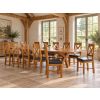 Country Oak 240cm-340cm Cross Leg Extending Dining Table - £200 OFF AUTUMN SALE - 4 Country Oak 240cm-340cm Cross Leg Extending Dining Table - £200 OFF AUTUMN SALE - 4
