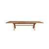 Country Oak 3.4m Cross Leg Double Extending Large Dining Table - 20% Off Discount Code FLASH - 10
