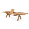 Country Oak 240cm-340cm Cross Leg Extending Dining Table - £200 OFF AUTUMN SALE - 9 Country Oak 240cm-340cm Cross Leg Extending Dining Table - £200 OFF AUTUMN SALE - 9