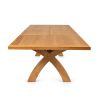 Country Oak 240cm-340cm Cross Leg Extending Dining Table - £200 OFF AUTUMN SALE - 13 Country Oak 240cm-340cm Cross Leg Extending Dining Table - £200 OFF AUTUMN SALE - 13