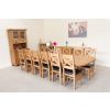 Country Oak 3.4m Large Double Extending Dining Table X Leg Oval Corners - 20% Off Discount Code FLASH - 23 Country Oak 3.4m Large Double Extending Dining Table X Leg Oval Corners - 20% Off Discount Code FLASH - 23