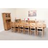 Country Oak 3.4m Large Double Extending Dining Table X Leg Oval Corners - 20% Off Discount Code FLASH - 24 Country Oak 3.4m Large Double Extending Dining Table X Leg Oval Corners - 20% Off Discount Code FLASH - 24