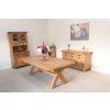 Country Oak 3.4m Large Double Extending Dining Table X Leg Oval Corners - 20% Off Discount Code FLASH - 22 Country Oak 3.4m Large Double Extending Dining Table X Leg Oval Corners - 20% Off Discount Code FLASH - 22