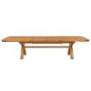Country Oak 240cm-340cm Cross Leg Extending Dining Table with Rounded Corners - £200 OFF AUTUMN SALE - 11 Country Oak 240cm-340cm Cross Leg Extending Dining Table with Rounded Corners - £200 OFF AUTUMN SALE - 11