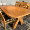 Country Oak 180cm Cross Leg Dining Table with Rounded Corners - AUTUMN SALE - 9 Country Oak 180cm Cross Leg Dining Table with Rounded Corners - AUTUMN SALE - 9