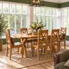 180cm Country Oak Cross Leg Dining Table Oval Corners - AUTUMN SALE - 3