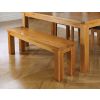 Country Oak 1.2m Chunky Solid Oak Indoor Bench - £40 OFF FLASH SALE - 2