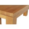 Country Oak 1.2m Chunky Solid Oak Indoor Bench - £40 OFF FLASH SALE - 9