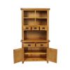 Country Oak Small 100cm Hutch for combining with Sideboard - SUMMER MEGA DEAL - 12