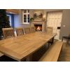 Chunky Chateaux Large Extending Solid Oak Dining Table - £200 OFF AUTUMN SALE - 5 Chunky Chateaux Large Extending Solid Oak Dining Table - £200 OFF AUTUMN SALE - 5