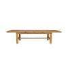 Chateaux 3.4m Large Solid Oak Extending Dining Table - 20% Off Discount Code FLASH - 7