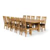 Chunky Chateaux Large Extending Solid Oak Dining Table - £200 OFF AUTUMN SALE - 10 Chunky Chateaux Large Extending Solid Oak Dining Table - £200 OFF AUTUMN SALE - 10