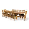 Chunky Chateaux Large Extending Solid Oak Dining Table - £200 OFF AUTUMN SALE - 9 Chunky Chateaux Large Extending Solid Oak Dining Table - £200 OFF AUTUMN SALE - 9