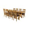 Monastery 3.0m Large Solid Oak Extending Dining Table - 20% Off Discount Code FLASH - 18 Monastery 3.0m Large Solid Oak Extending Dining Table - 20% Off Discount Code FLASH - 18
