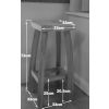 Bali Solid Oak Kitchen Stool - SPRING SALE - 10