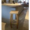 Bali Solid Oak Kitchen Stool Fully Assembled - 10% OFF SPRING SALE - 2