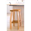 Bali Solid Oak Kitchen Stool Fully Assembled - 10% OFF SPRING SALE - 5
