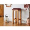 Red Leather Baltic Solid Oak Kitchen Bar Stool - 10% OFF SPRING SALE - 2