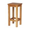 Baltic Solid Oak Bar Stool Timber Seat - 20% OFF SPRING SALE - 6