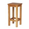 Baltic Solid Oak Bar Stool Timber Seat - 10% OFF SPRING SALE - 6