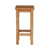 Baltic Solid Oak Bar Stool Timber Seat - 10% OFF SPRING SALE - 8