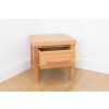 Baltic 40cm Small European Oak Lamp Table With Drawer - CLEARANCE MEGA DEAL - 5