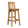 Billy Solid Oak Tall Kitchen Bar Stool - 20% OFF SPRING SALE - 7