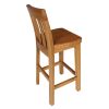 Billy Solid Oak Tall Kitchen Bar Stool Full Assembled - 10% OFF SPRING SALE - 10