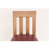 Billy Solid Oak Tall Kitchen Stool with Red Leather Pad - 20% OFF SPRING SALE - 16