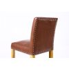 Buckingham Tan Brown Leather Oak Kitchen Stool - SPRING SALE - 10