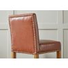 Buckingham Tan Brown Leather Oak Kitchen Stool - SPRING SALE - 3