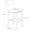 Buckingham Tan Brown Leather Oak Kitchen Stool - SPRING SALE - 7