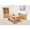 Cambridge 115cm Indoor Oak Dining Bench - 10% OFF SPRING SALE - 7