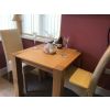 Cambridge Small Square Oak Dining Table, 80cm x 80cm - 10% OFF SPRING SALE - 4